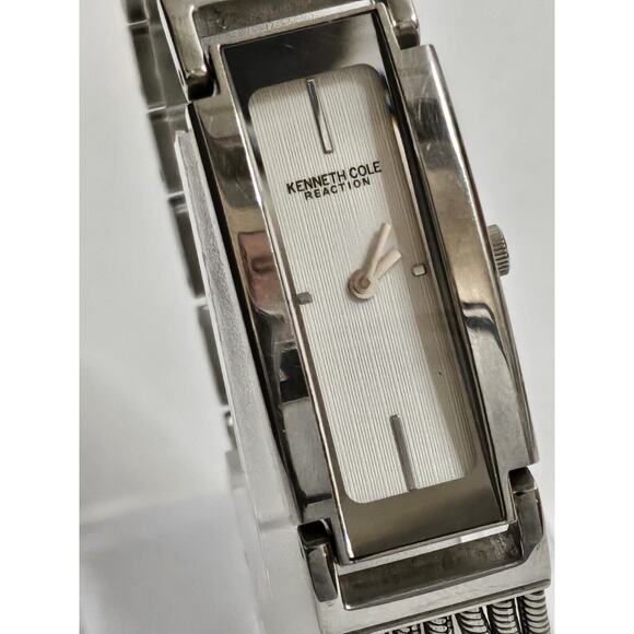 Unique Ladies Kenneth Cole KC4615 Rectangular Quartz Watch New Battery Free Ship main image 9